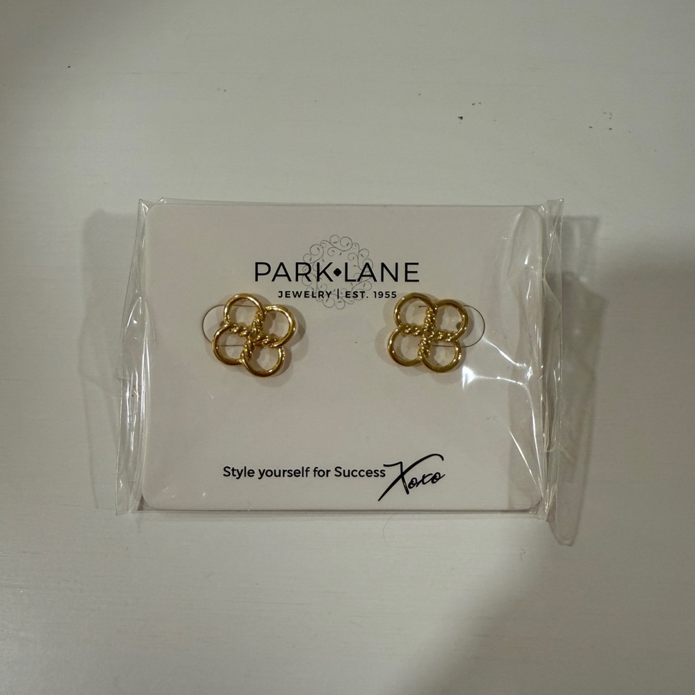 Park Lane Gold “clover” Earrings